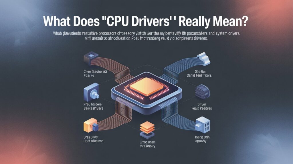 What Does “CPU Drivers” Really Mean